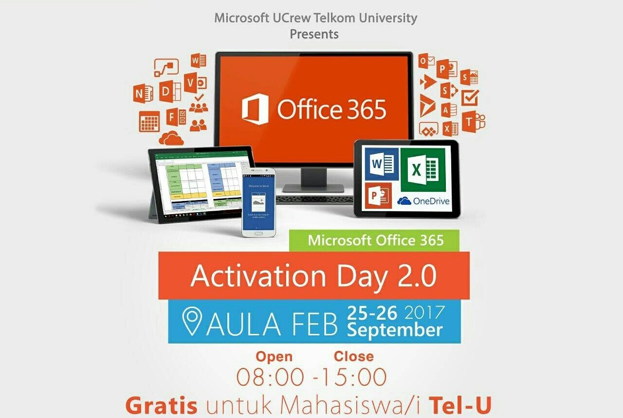 Aktivasi Lisensi Office 365 Telkom University