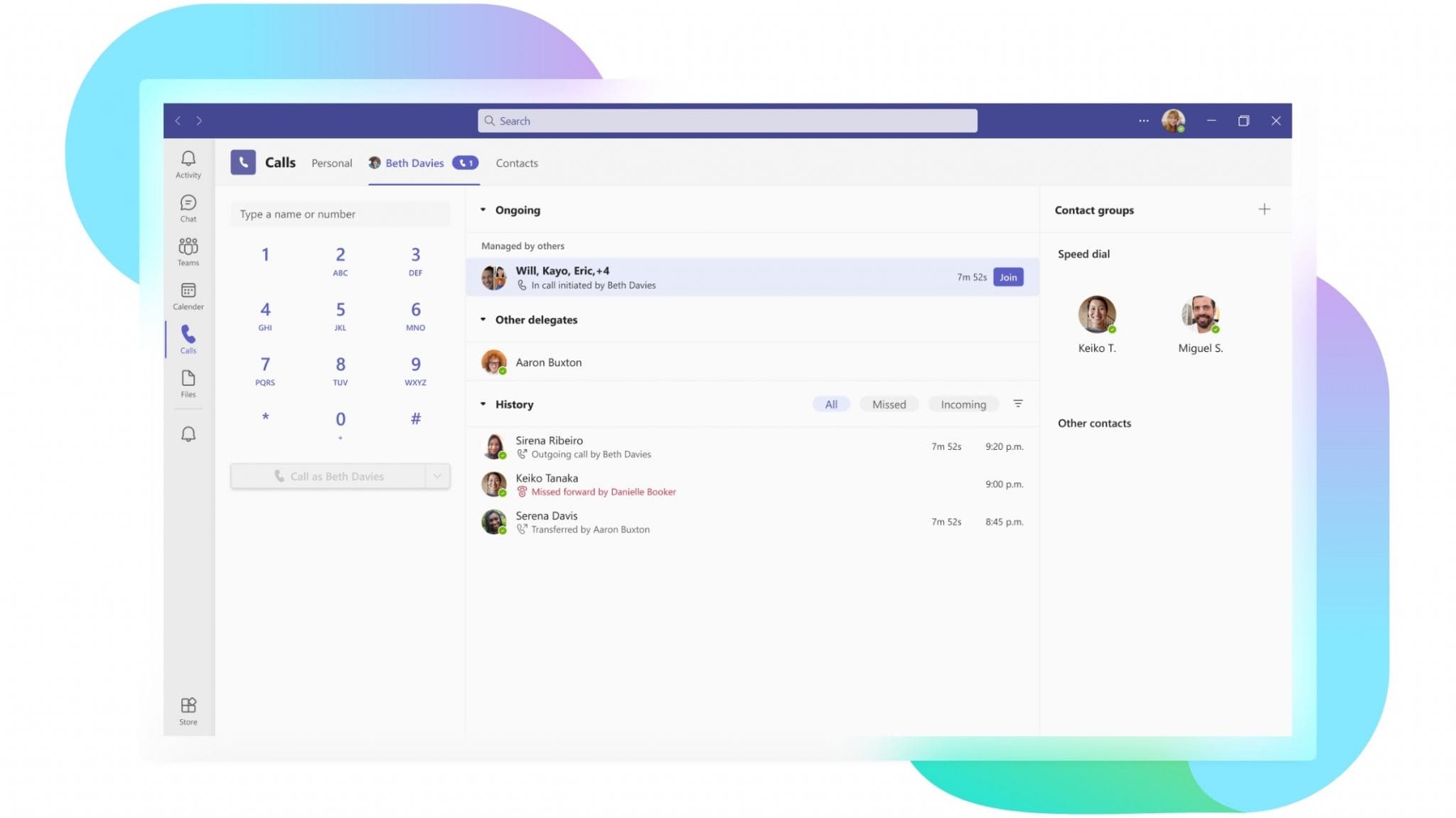 how to set up microsoft teams calling