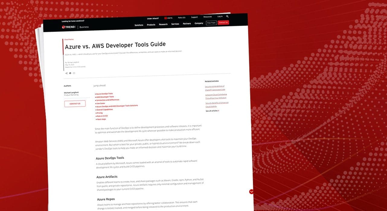 Azure vs. AWS Developer Tools Guide – Trend Micro