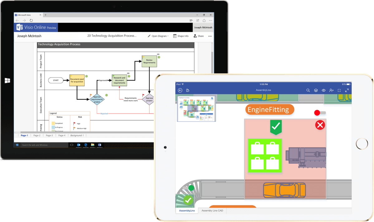 Microsoft brings diagramming software Visio to iOS and the web, but for viewing only – VentureBeat