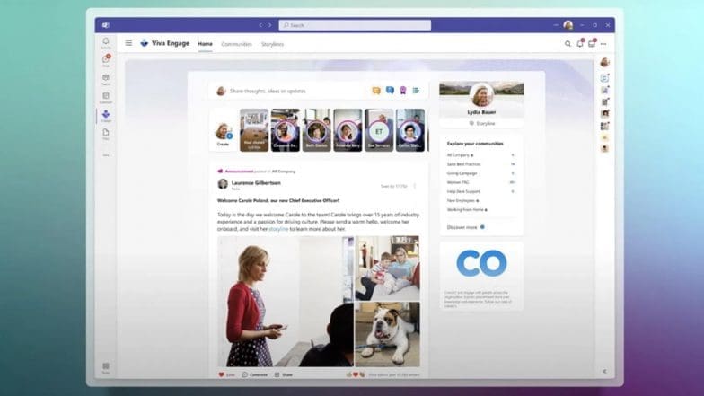 Microsoft Introduces ‘Viva Engage’ App in Teams for Organisations – LatestLY