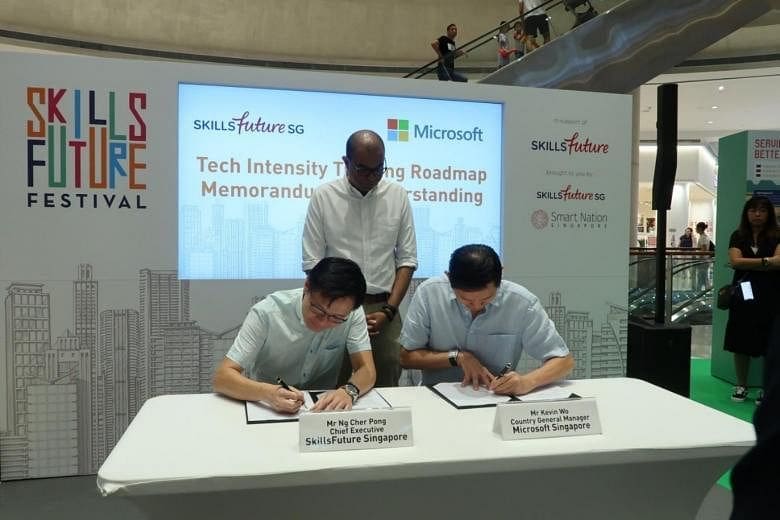 Microsoft offers training and certification through SkillsFuture programme – The Straits Times