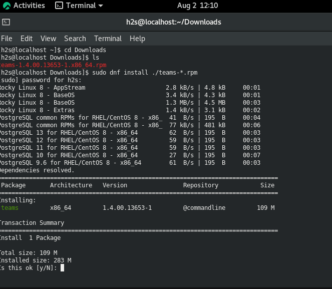 3 Ways to Install Microsoft Teams on Rocky Linux 8 – H2S Media