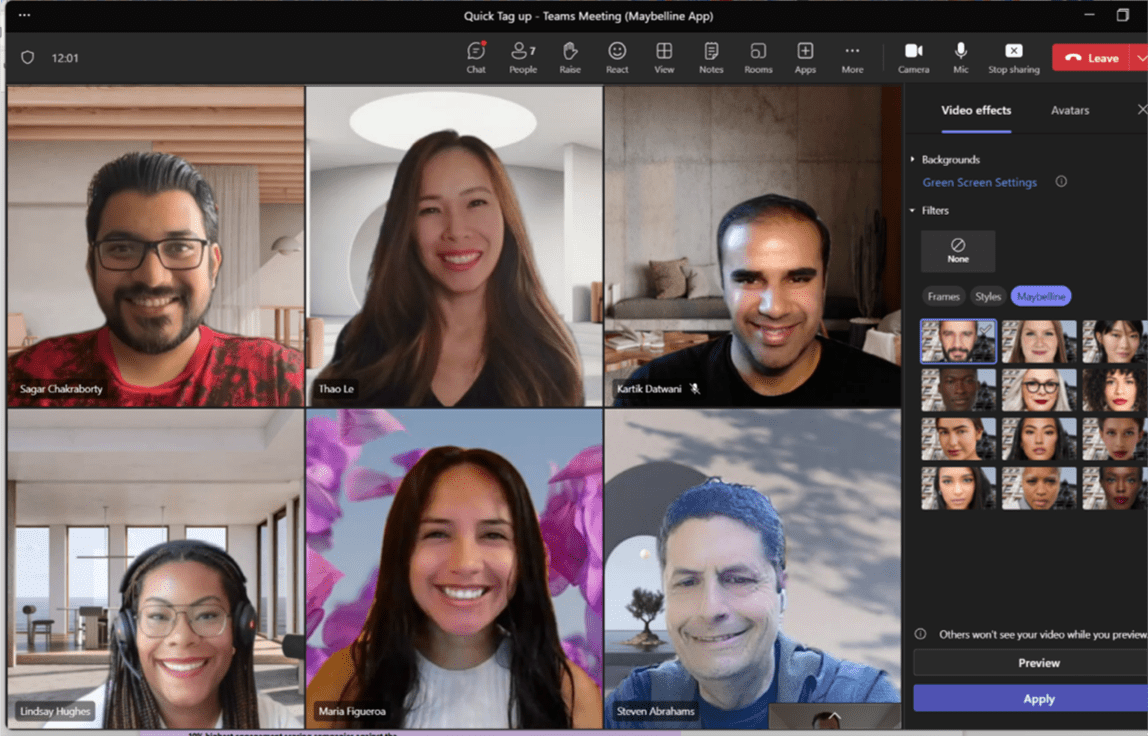 Announcing the New Maybelline Beauty App in Microsoft Teams – Microsoft