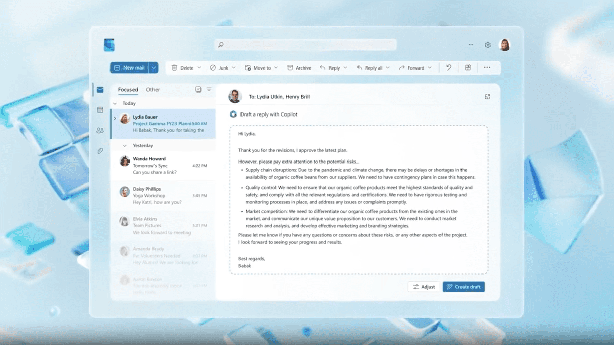 Microsoft unveils Outlook AI 'Copilot' that can reply to emails for you – Windows Central