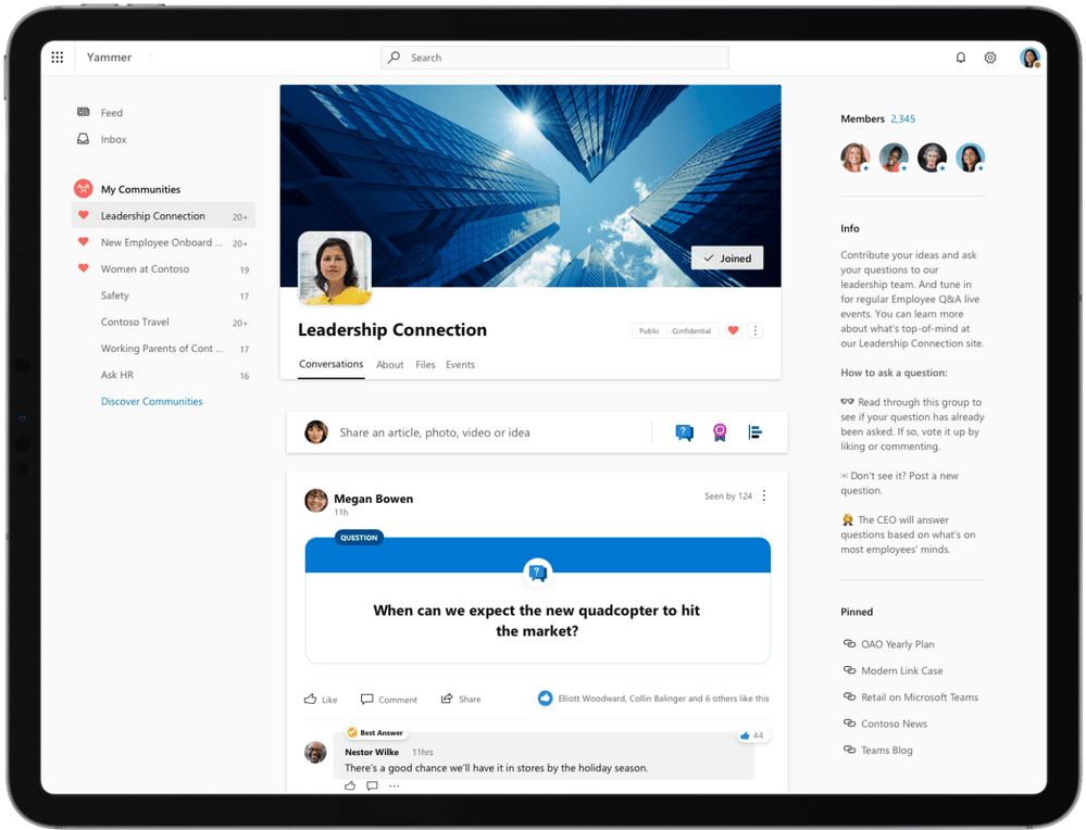 New Yammer experience is now available in public preview – OnMSFT.com