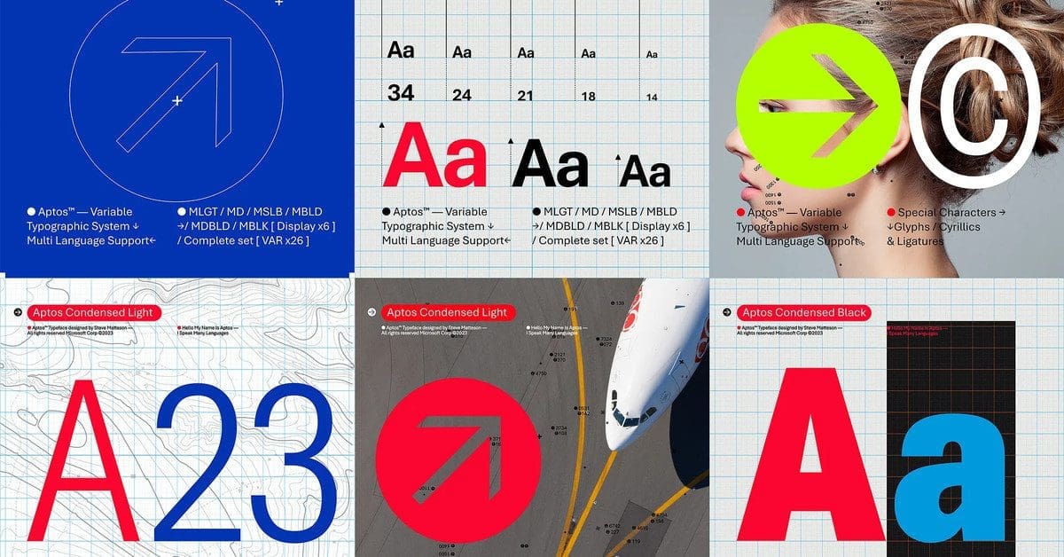 Meet Microsoft Office's new default font: Aptos – The Verge