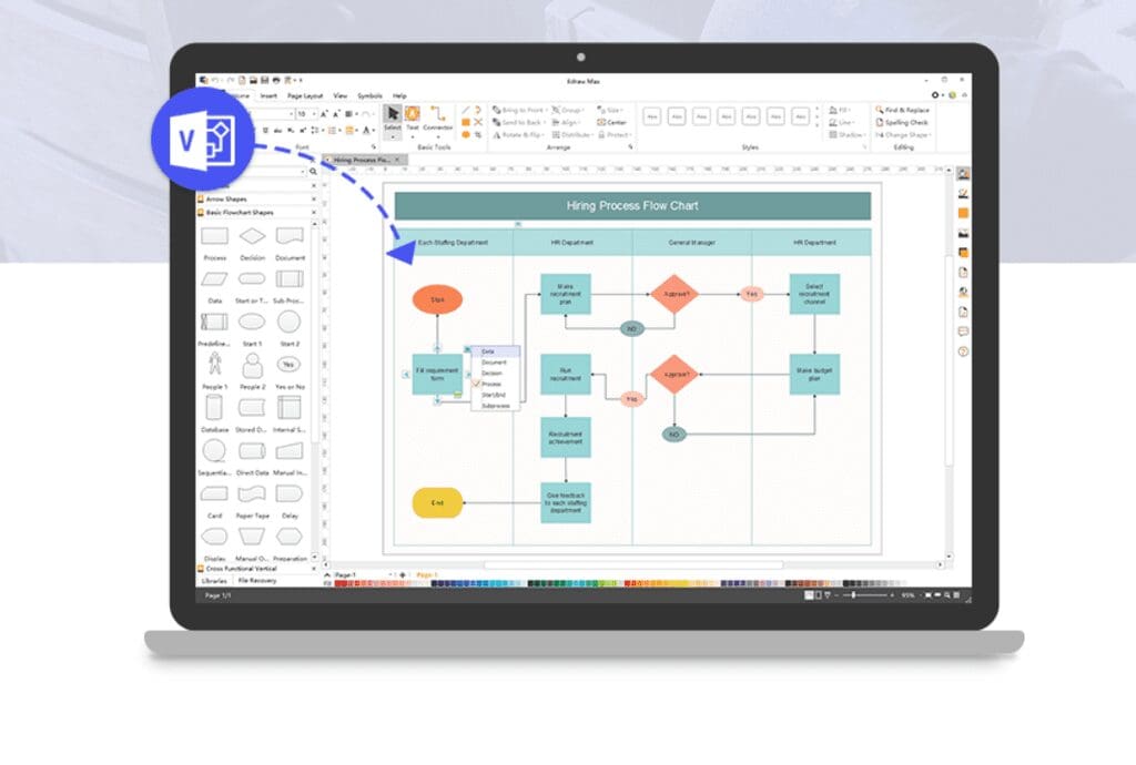 Edraw Max, the best diagram designer alternative for Microsoft Visio – Gizchina.com