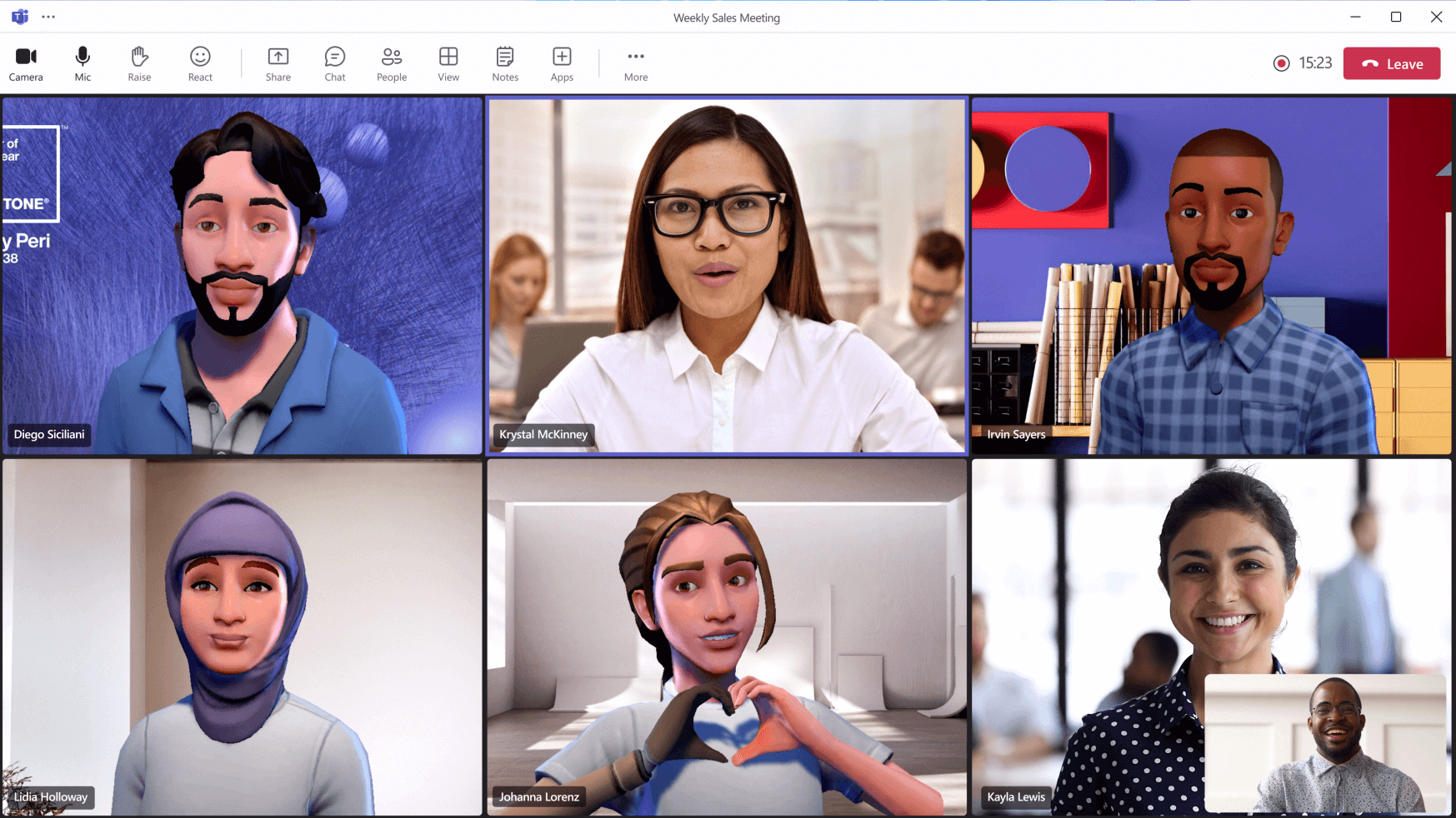 How Microsoft Employees are Using Avatars for Meetings – Microsoft