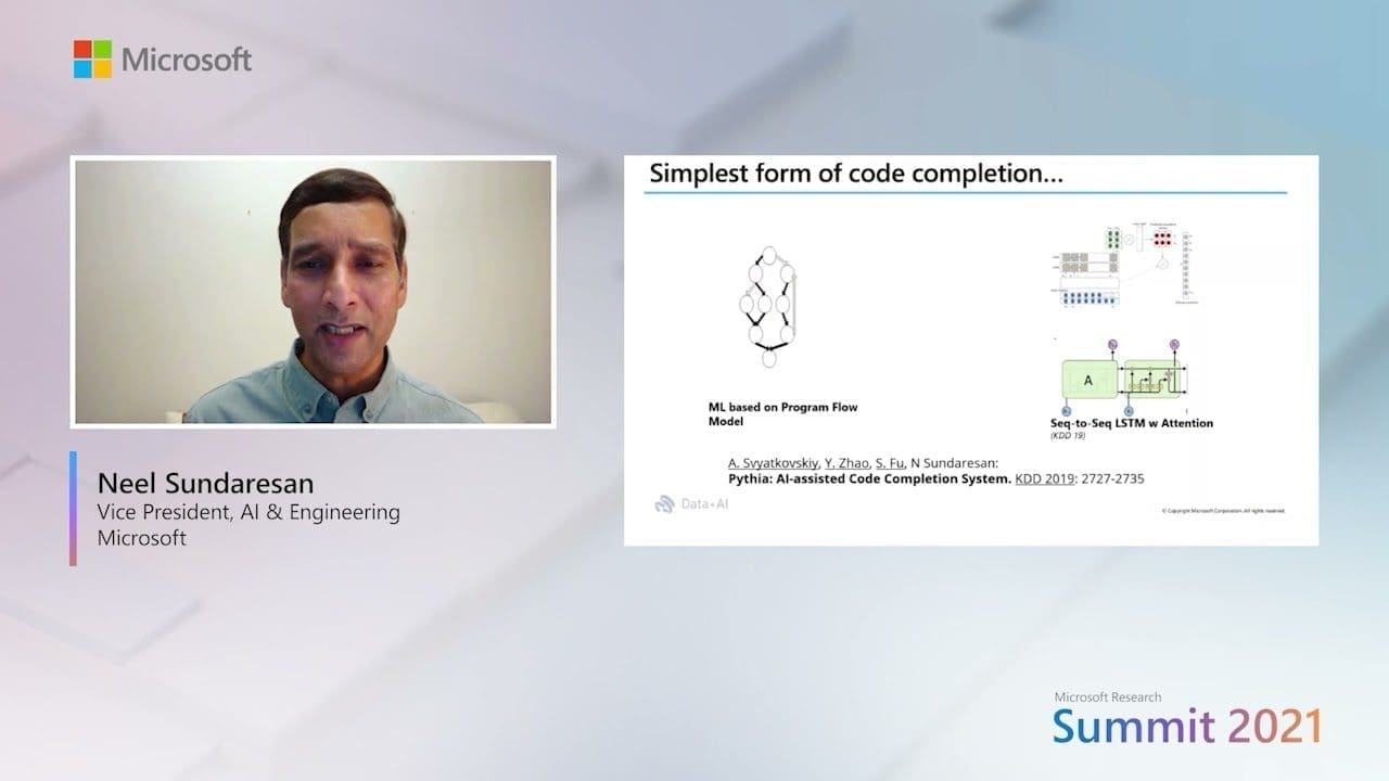 Research talks: AI for software development – Microsoft