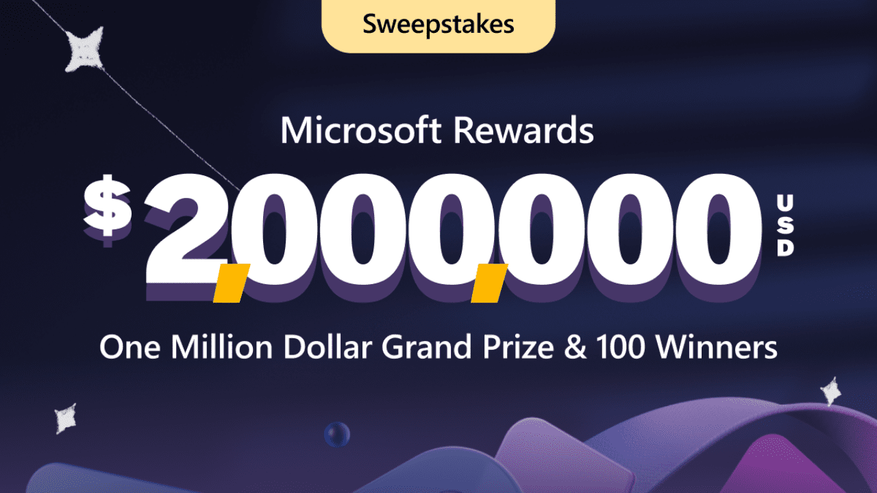 Peluang Menang Lebih Besar: Microsoft Rewards Undian Berhadiah .000.000 USD Peluang Menang Lebih Besar: Microsoft Rewards Undian Berhadiah .000.000 USD
